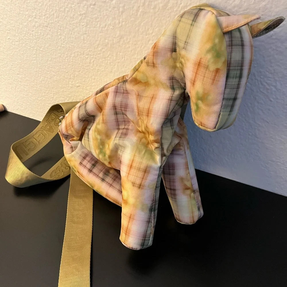 Baggu Collina Strada plaid horse bag - Picture 3 of 4